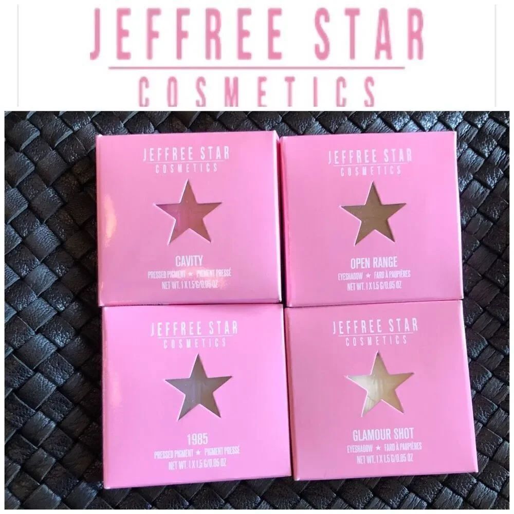 JEFFREE STAR COSMETICS - NWT - Bundle of Four Artistry Singles Eye Shadows